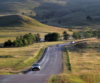Custer State Park's wildlife loop winds through a variety of scenery.